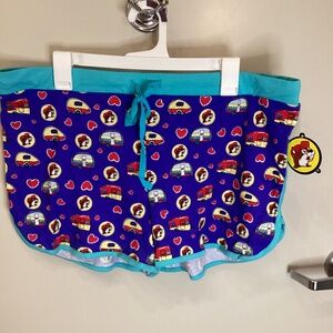 Buc—ee’s Pajama Shorts Happy Camper and Logo Design See Pics for Measurement 2XL